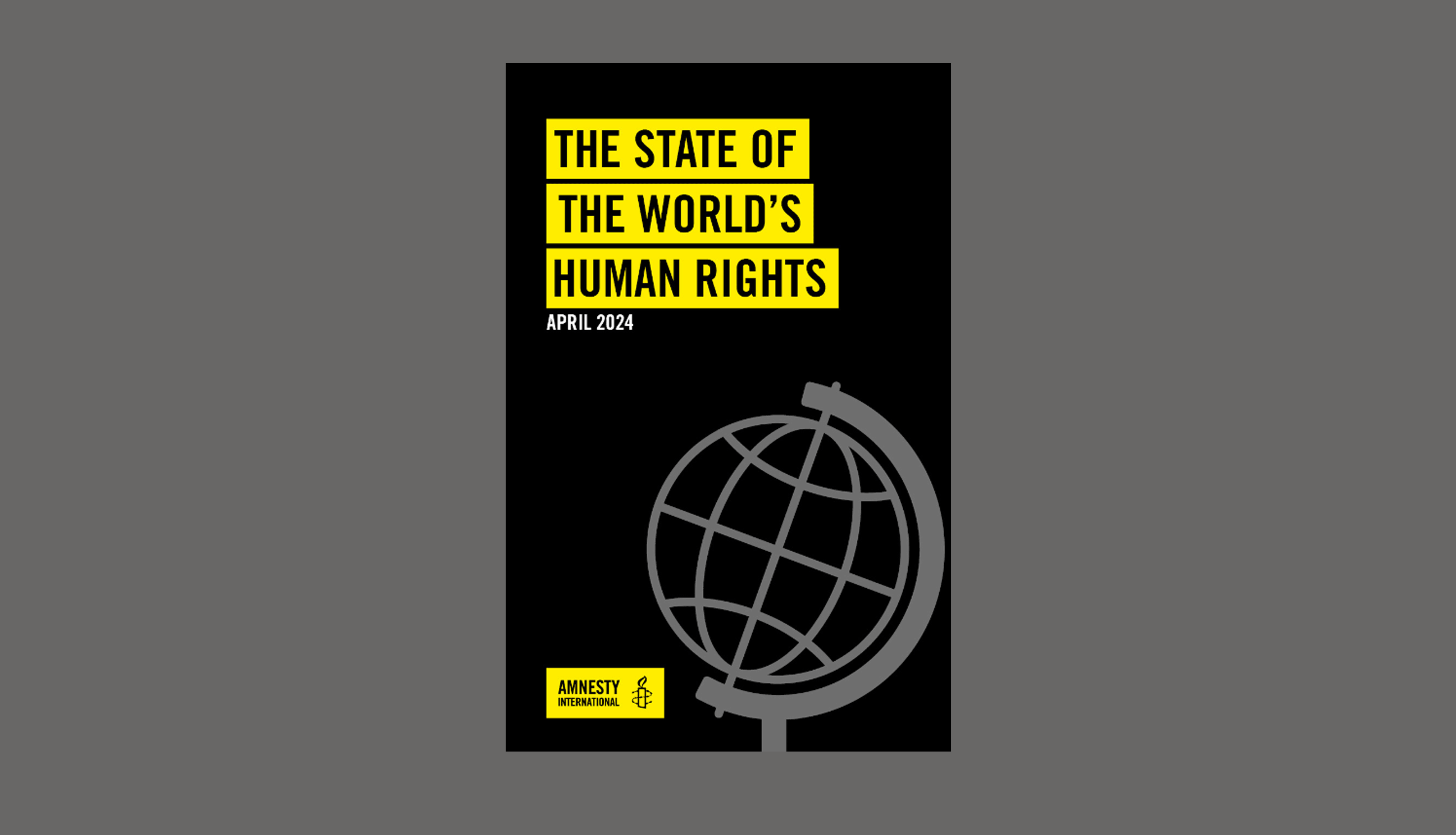 Amnesty International Jahresbericht 2023 24 Cover C Amnesty International