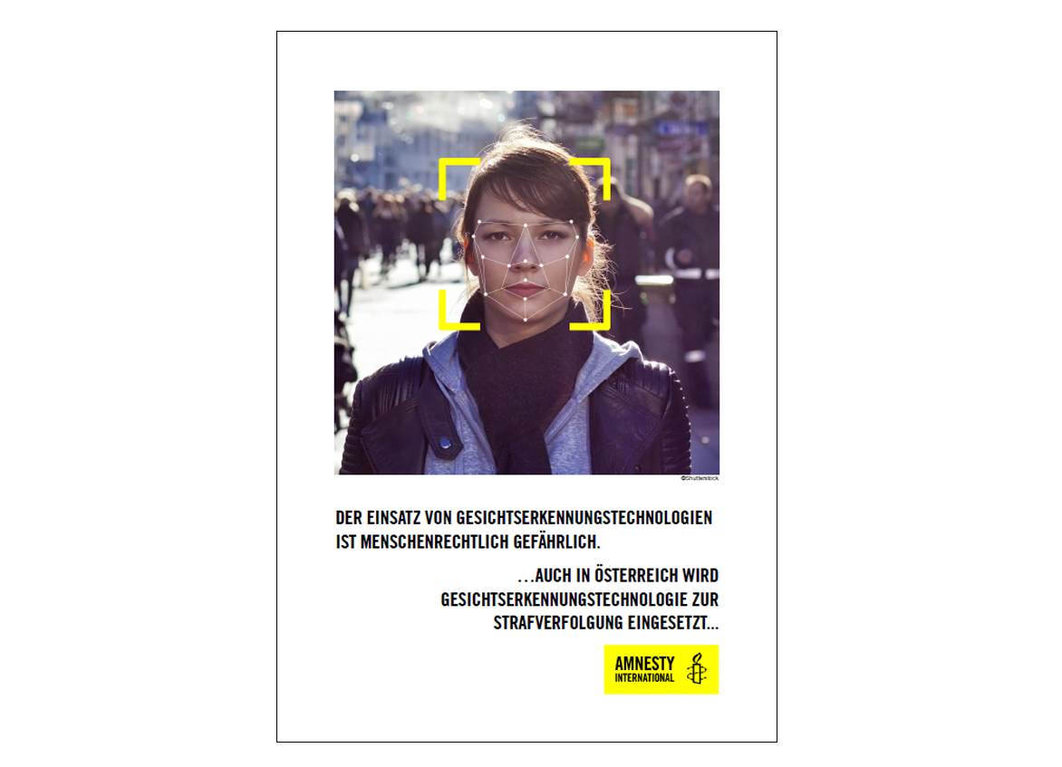 Cover Amnesty Bericht Gesichtserkennung Oesterreich Mai 2021
