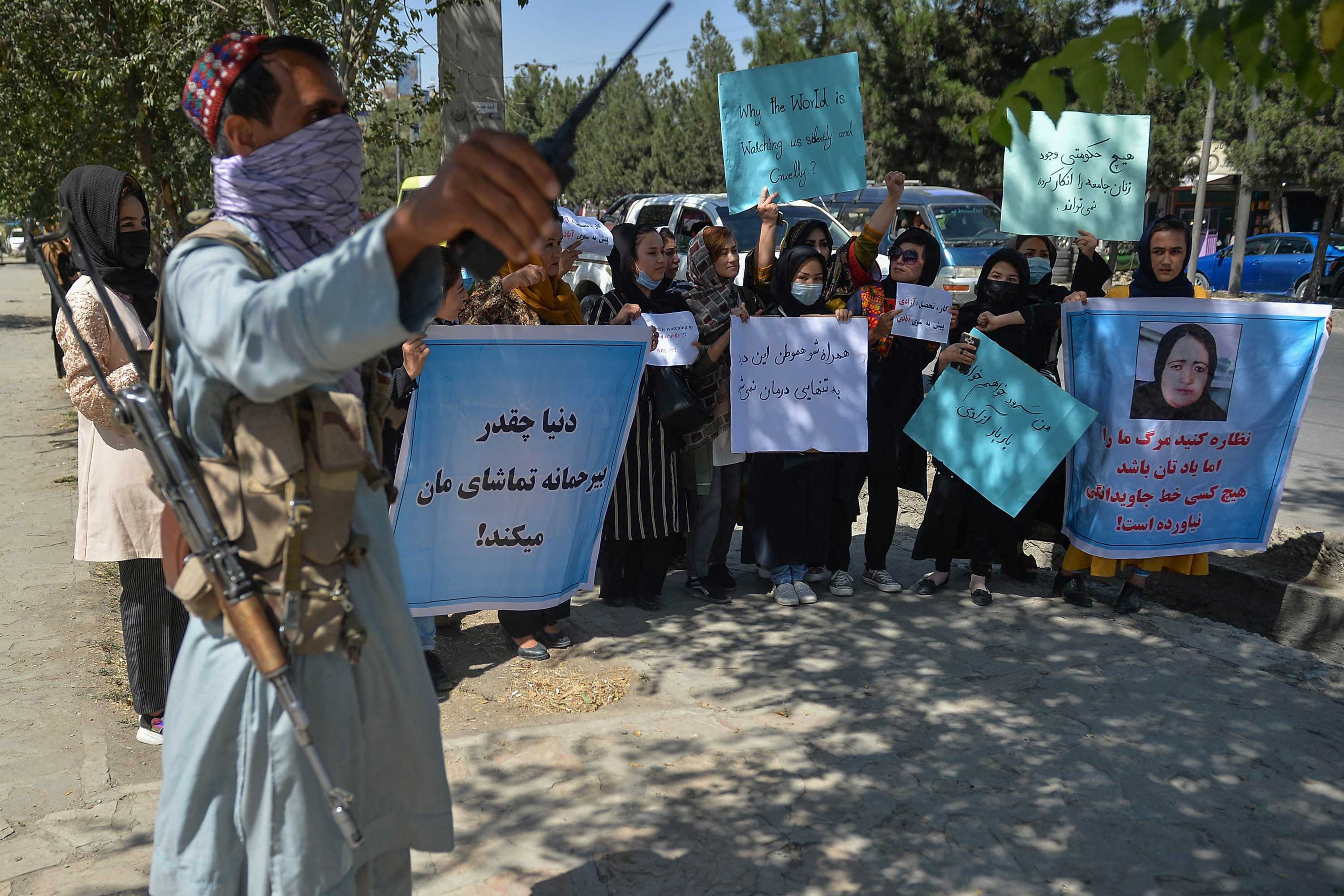 Afghanistan Proteste Taliban Kabul September 2021 C AFP Via Getty Images 08 09 2022 279191