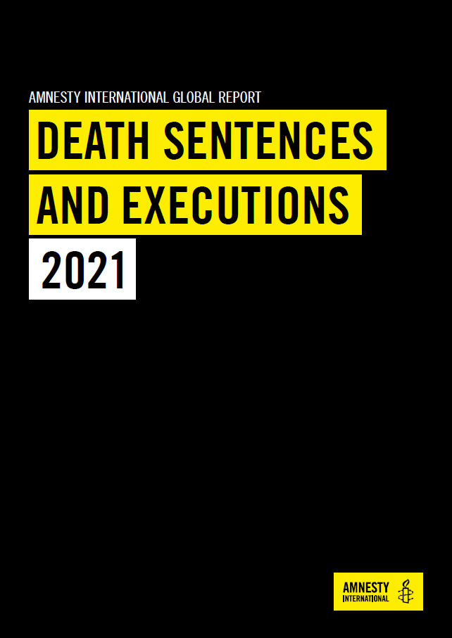 Amnesty Report Zur Todesstrafe 2021T Cover